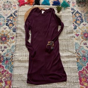H&M Basic Deep Purple sweater dress size small